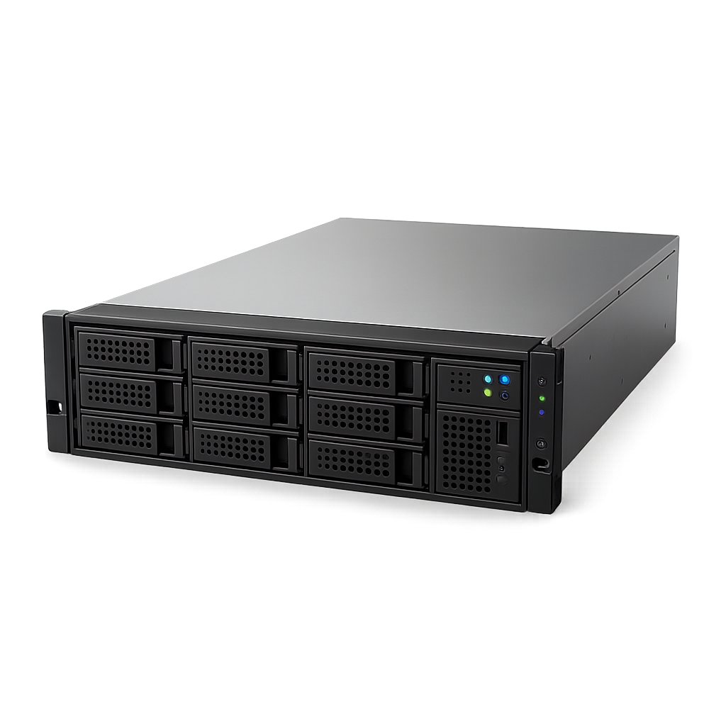 High-end server with large GPU